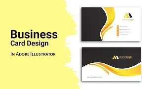 How to Create Business Card in Adobe Illustrator || Professional Business Card
