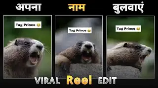 Viral Rat Saying Name Reels Editing || Instagram Trending Reels Editing || New Capcut Template