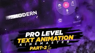 Text animation in kinemaster tutorial| Saikat Bhunya