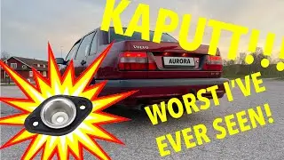 How to Replace Rear Shock Absorber Mount Volvo 850/S70