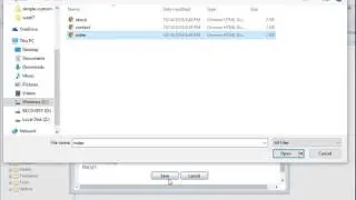Demo upload file with extplorer