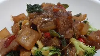 🔴 RESEP KIKIL SAUS TERIYAKI  RESEP OLAHAN KIKIL SAPI | PEDAS MANIS