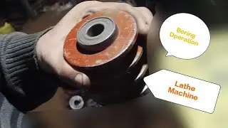 Boring Operation on Lathe Machine @skengineering9570 Lathe Machine work 2024 #lathemachine #viral