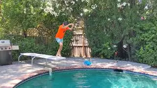 The griddy pool jump