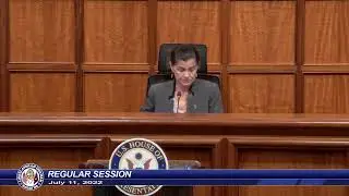 36th Guam Legislature Regular Session - July 11, 2022 PM