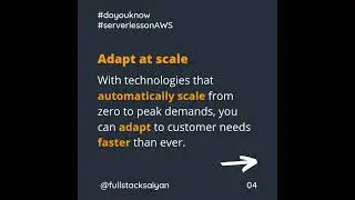 Benefits of serverless #serverless #aws #shorts