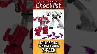 ✅ Transformers CHECKLIST: Studio Series PART 167 - '86 Prowl & Ironhide