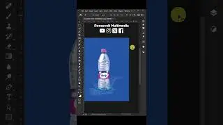 The FASTEST Way to Add Realistic Water Splash in Adobe Photoshop 2024 #watersplash #graphicdesign #