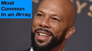 Most Common element in an array in Javascript