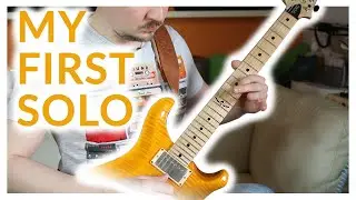 My very first guitar solo