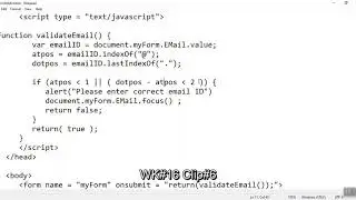 HTML Forms | Validation | Part 2