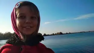 Влог - мы гуляем на речке