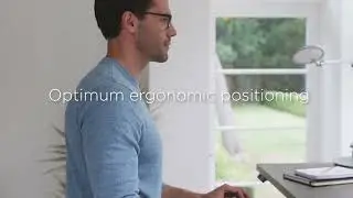 The Transcend Sit to Stand Adjustable Desk - Relax The Back