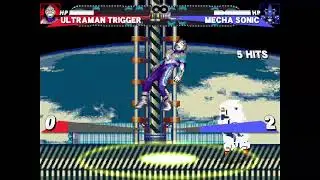 MUGEN: Ultraman Trigger Vs Mecha Sonic (Sky Type Now Added!)