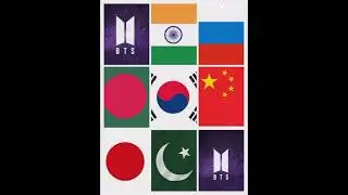 choose your flag according to your bais#bts#edit#choose#flag#