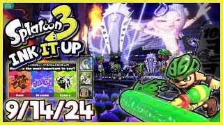 Splatoon 3 - Ink It Up! 9/14/24! Future Squid! (Grand Festival Splatfest)