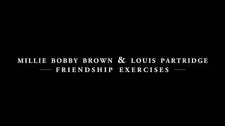 Louis Partridge and Millie Bobby Brown