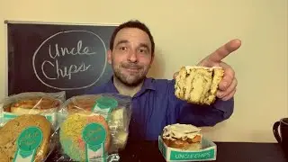 ASMR-Delicious Cinnamon Roll Tasting (Uncle Chips Review)