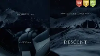 Free After Effects Template - The Descent (Cinematic Titles)