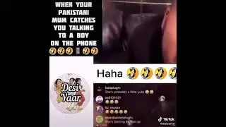 Desi girl caught by mom chatting to boy😂