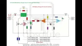 12v  Battery Charger Circuit " Automatic Float Charge "