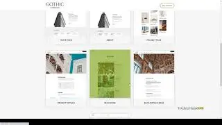 Gothic - Architecture Vue Nuxt JS Template furniture designer