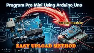 Upload Code to Arduino Pro Mini Using Arduino Uno | No FTDI Programmer Needed
