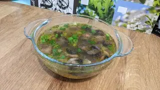 ГРЕЧНЕВЫЙ СУП со Свининой и Жареными Шампиньонами / ТРАПЕЗА HOUSE / buckwheat soup