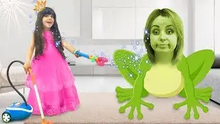 Darina and the story about how children not to be have . pretend play for kids