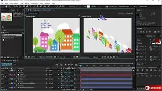 Multi planning in 3D After Effects 3D