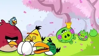 Angry Birds Seasons (PC Version): Cherry Blossom Gameplay