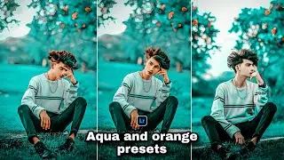 Lightroom Aqua and orange presets download free || lr presets use photo editing trending