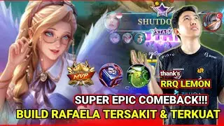 COMEBACK! BUILD RAFAELA TERSAKIT 2023 TERKUAT,BUILD RAFAELA SUPPORT LEMON TERSAKIT MOBILE LEGENDS