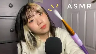 ASMR Random Visual Triggers, Camera Interactions | Cutting, Brushing, etc.