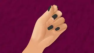 Realistic female hand- Digital drawing - only in mouse- Adobe Photoshop Tutorial-