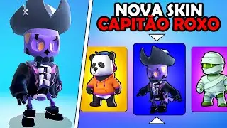 Stumble Guys JOGUEI COM UMA NOVA SKIN DO PIRATA