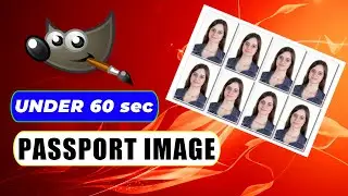 GIMP Tutorial: How to Make Passport Size Photo
