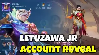 LETUZAWA JR MLBB ACCOUNT REVEAL 😱✅