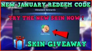 NEW REDEEM CODES | JANUARY 2021 WORKING REDEEM CODE | ML NEW REDEEM CODE | GIVEAWAY ML SKIN