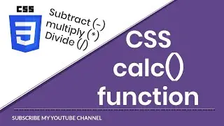 How to make CSS grid using calc() css