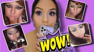 REACTING TO MY OLD MAKEUP PHOTOS