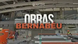 Obras interior Santiago Bernabéu hoy remodelación 25 Abril 2024