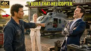 They Mocked The Single Dad As Just A Mechanic -  Until They Saw The Helicopter In His Workshop