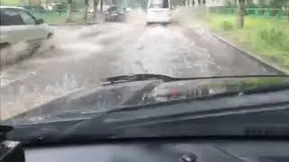 Братск. последствия дождя 4 июля 2018г