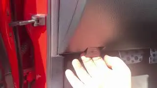 How you pop the hood latch inside a Lexus IS 300