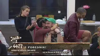 Zadruga - Zadrugari gledaju četvrti video - klip Filipa i Kije u hotelu - 01.02.2018.