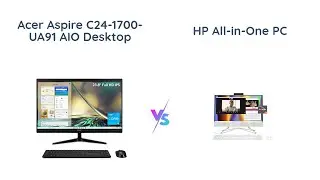Acer Aspire C24-1700-UA91 vs HP All-in-One PC Desk | Full HD Desktop Comparison