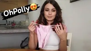 [4K] See-through lingerie try-on haul with Emilia 