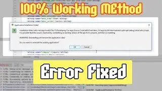 [Fixed] Installation failed with message invalid file android studio