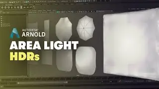 Level Up Area Lights using HDRs with Maya's Arnold Renderer